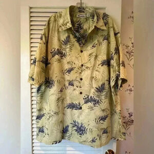 Kahala Short Sleeve 100% Cotton Hawaiian Shirt in Size XXL
